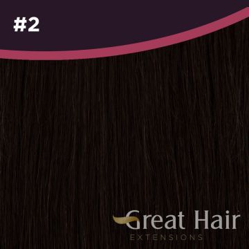 Great Hair Extensions Natural Straight #2 30cm