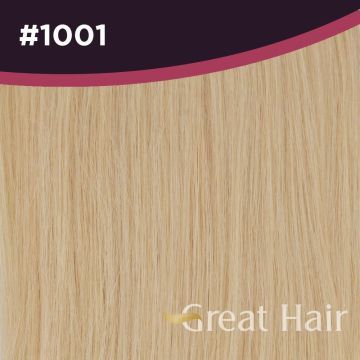 Great Hair Extensions Full Head Clip In - straight #1001 50cm