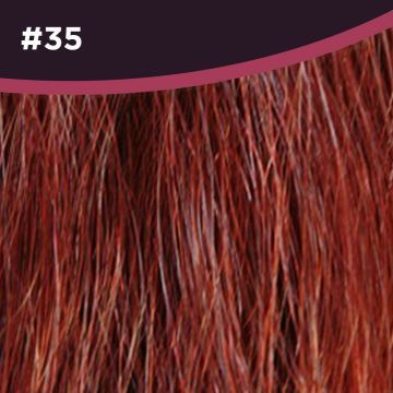 Great Hair Kleursample #35 Intens Roodgloed
