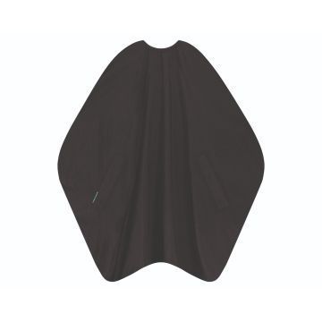 Trend-Design Kapmantel Classic button Zwart 135x150cm