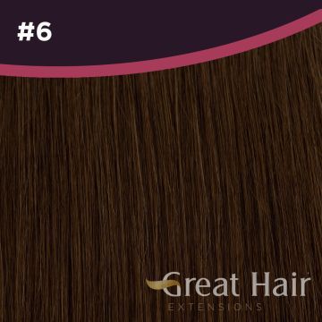 Great Hair Extensions Natural Wavy #6 30cm