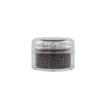 Great Hair Extensions Nanoringen 2,9mm (1000 stuks) met siliconen Bruin