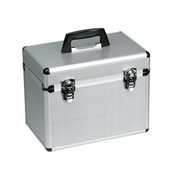 Sibel Vanity Beauty Case Zilver 29x36x23cm