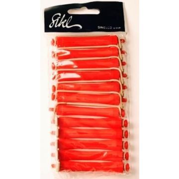 Sibel Permanentwikkels kort rood 12mm-12st