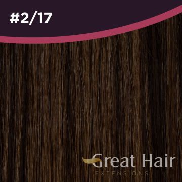 Great Hair Extensions Natural Straight #2/17 55/60cm