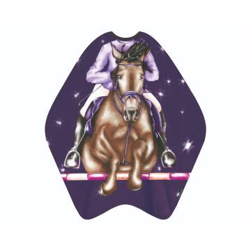 Trend-Design Kinder Kapmantel Jockey hooks 130x125cm