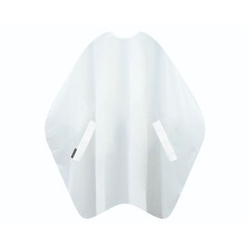 Trend-Design Kapmantel Classic button wit 135x150cm