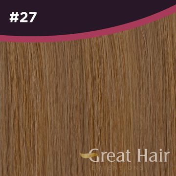 Great Hair Extensions Full Head Clip In - straight #27 40cm