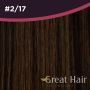 Great Hair Extensions Natural Straight #2/17 40cm
