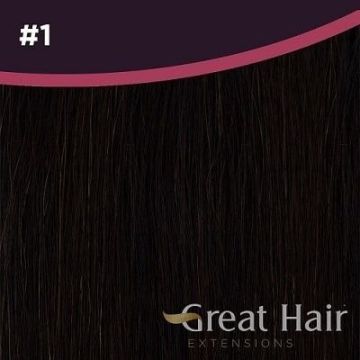 Great Hair Extensions - 30cm - natural straight - #1